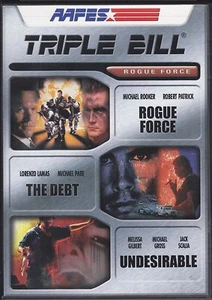 Triple Bill: Rogue Force / The Debt / Undesirable ~ OWN IT BRAND NEW! - Foto 1 di 1