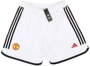 BNWT 23-24 Manchester United adidas Home Shorts Authentic Player Issue Size XS - Picture 1 of 2