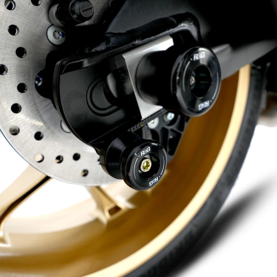 Carretes de algodón blanco R&G Racing para Aprilia Dorsoduro 1200 SMV1200 2011-2012 Foto 1 de 4