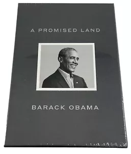 Barack Obama Signed A Promise Land Deluxe 1st Edition Book 44th President USA - Foto 1 di 5
