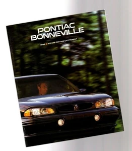 1996 Pontiac BONNEVILLE Brochure / Catalog with Color Chart: SE, SSE, SSEi - Picture 1 of 5