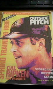 1996 BALTIMORE ORIOLES SPRING TRAINING SCORECARD 29. MÄRZ 1996 CAL RIPKEN - Bild 1 von 3