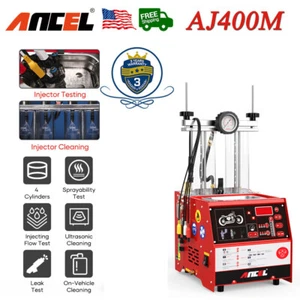 ANCEL AJ400M 4-Cylinder Fuel Motorcycle Injector Testing and Cleaning Machine - Imagen 1 de 7