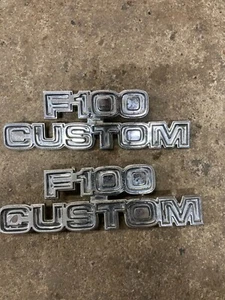 1976-1979 Ford custom 100 emblems - Picture 1 of 5