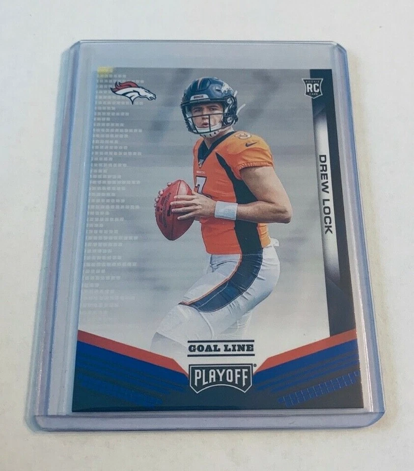 R46,632 - 2019 Playoff Goal Line #204 Drew Lock Rookie Broncos  - Image 1 of 1