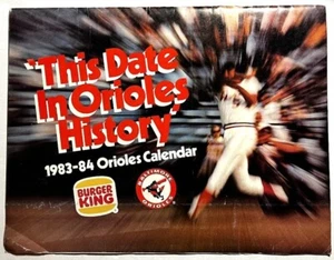 BALTIMORE ORIOLES ~ 1983-84 Calendar with Brooks, Cal, Eddie, Palmer Photos - Picture 1 of 2