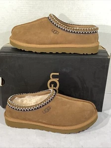 UGG Men’s Size 7 EU 40 Chestnut Tasman Suede Slippers House Shoes AJ-318 - Picture 1 of 9