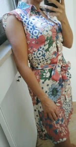 Vestito Patrizia Pepe Seta Made in Italy 42 Dress 100% Seta Silk - Foto 1 di 8