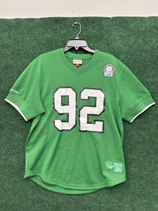 Men's Mitchell & Ness Reggie White Green Philadelphia Eagles Mesh Top Size Large - Picture 1 of 9