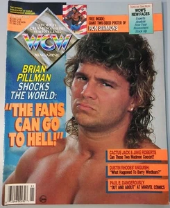 WCW MAGAZINE January 1993 Brian Pillman Ron Simmons WWF PWI - Foto 1 di 4