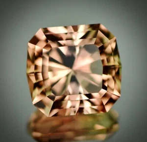 beautiful custom cut tourmaline cushion 3.68ct - Picture 1 of 6