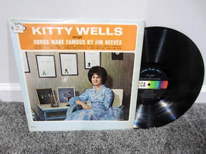 KITTY WELLS Songs Made Famous by Jim Reeves 12" Vinyl Record Album LP Original - Picture 1 of 1