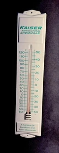 Vintage Kaiser Agrarchemikalien Fertilisator Werbung Thermometer - Bild 1 von 6