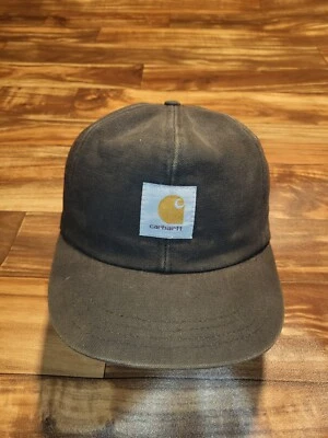 Sombrero ajustado aislado Carhartt marrón vintage orejeras hecho en EE. UU. talla mediana Foto 1 de 4