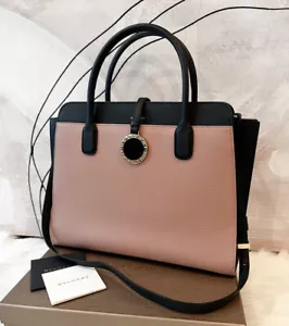 BVLGARI Alba nackte zweifarbige Schultertasche mit Riemen - groß - Bild 1 von 10