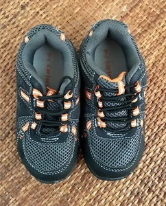 Carters Toddler Boys Size 7 M Grey Leather Upper Active Shoes - Picture 1 of 10