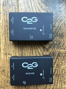 NEW C2G 89043 EMEA Short Range HDMI Over CAT5 Extender Kit EDID - Picture 1 of 8