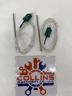 K-Type Temperature Probe System Stainless Steel Probe Lot of 2 - Image 1 of 3