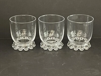 3 VASOS ANTIGUOS PERFECTOS IMPERIALES CANDLEWICK 400/262 3 3/8" X 2 7/8" Foto 1 de 3