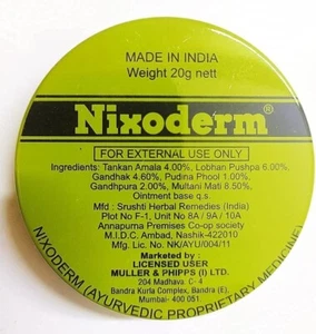 Nixoderm Cream for Eczema, Blemishes, Pimples, Rashes, Athletes Foot 20g - Bild 1 von 24