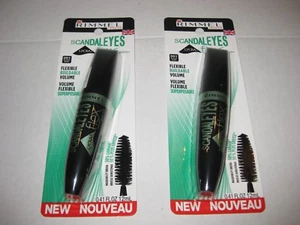2 Rimmel London Scandal Eyes Lycra Flex Mascara color 001 Black sealed PKG  - Picture 1 of 5