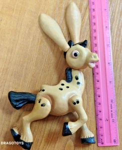 VINTAGE DONKEY TOY CELLULOID DOLL 1950's SOVIET ERA CCCP 20 cm TALL - Picture 1 of 24