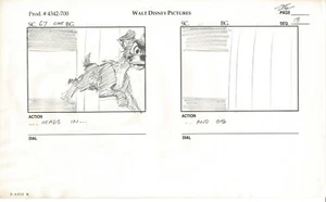 Lady and the TRAMP 2 Disney Production SB Dibujo Animadores Patrimonio 2001 ws14 - Imagen 1 de 1