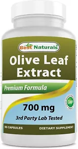 Best Naturals Olive Leaf Extract 700 mg 90 Capsules  - Picture 1 of 7