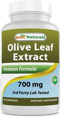 Best Naturals Olive Leaf Extract 700 mg 90 Capsules  - Image 1 of 4