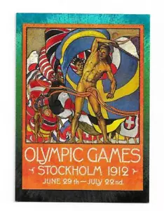 Centennial Olympic Games 1995 Official Poster Card P-4 Summer Olympiad V-1912 - Picture 1 of 2