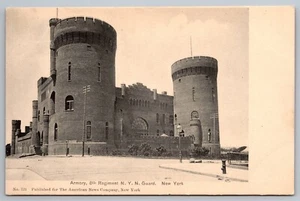 8th regiment armory New York national guard postcard - Bild 1 von 2