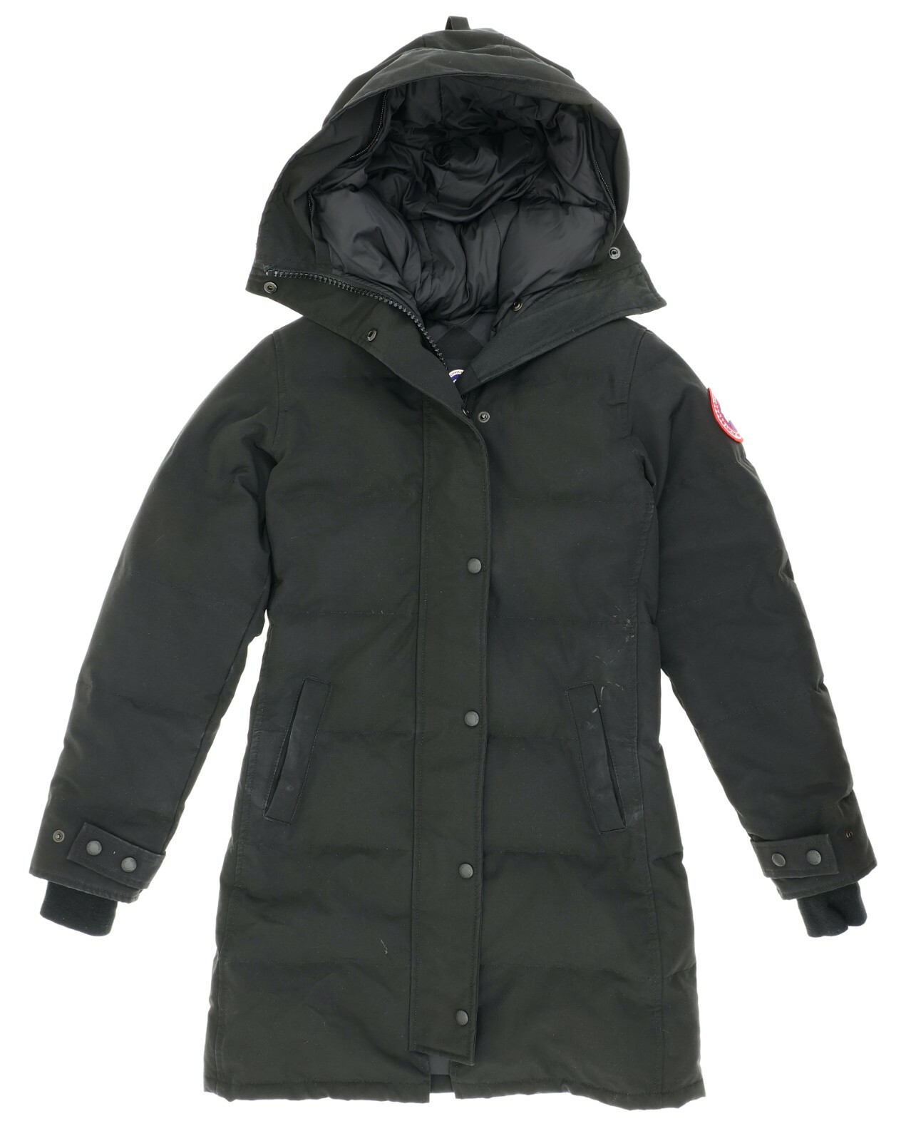 green Canada goose whistler parka size 