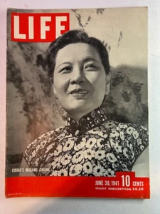 Life Magazine Jume 30, 1941, Madame Chiang, Bette Davis, "Man Hunt" movie - Picture 1 of 3
