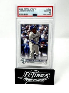 JULIO RODRIGUEZ 2022 Topps Update #US44 RC PSA 10 SEATTLE MARINERS - Picture 1 of 2