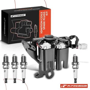 Bobina de encendido de 1 pieza y 4 kits de bujías de IRIDIO para Hyundai Elantra Kia Spectra5 - Imagen 1 de 9