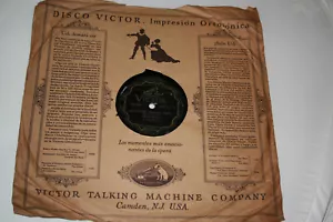 VINTAGE 10" 78 RPM RECORD PUCCINI LA BOHEME POTPOURRI MAREK WEBER ORCHESTRA - Bild 1 von 2