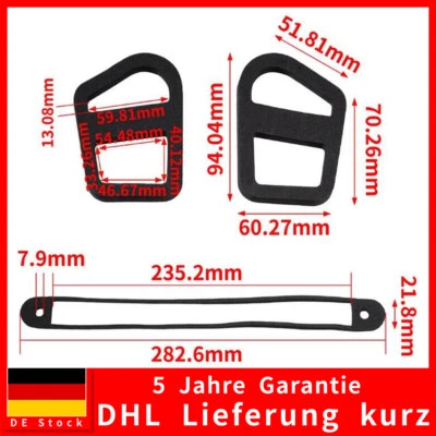 POSSBAY Paar Auto Rücklicht Bremslicht Dichtung Schwamm Für Toyota Aygo 2005-14 Schwarz