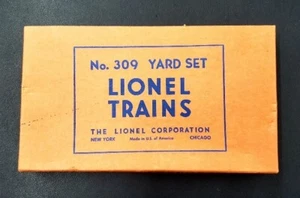 Vintage Lionel Trains No. 309 Yard Set Signs With Box - Picture 1 of 4
