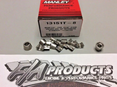 Manley 13151T-8 10 Grados Bead Loc .311" 5/16" TITANIO Válvula Cerraduras 8 Pares Foto 1 de 3