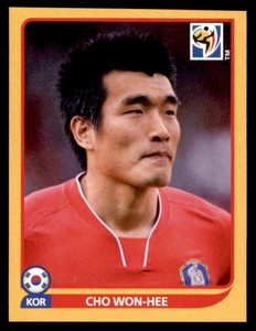 Panini World Cup 2010 (Swiss Gold Edition) Cho Won-Hee (Korea Rebublic) No. 155