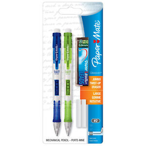 Paper Mate Clearpoint Mechanical Pencils, 0.9 mm, Pack of 2