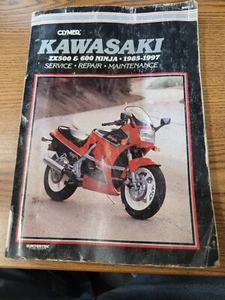 Clymer Kawasaki ZX500 & 600 NINJA Motorcycle Service, Repair, Maintenance Manual - Bild 1 von 10