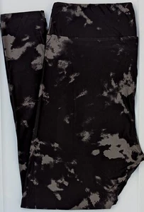 TC2 LuLaRoe Tall & Curvy2 Leggings schwarz grau Batik neu mit Etikett Q91 kostenloser Versand - Bild 1 von 6