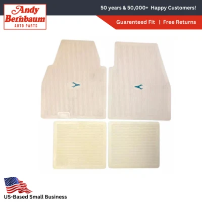 For 1955-1962 Plymouth DeSoto Chrysler Front & Rear Interior Floor Mat Set - Image 1 of 4