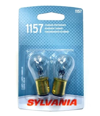 Estoque de substituição de luz reversa Sylvania Basic 1157 26.9/8.3W duas lâmpadas de backup - Imagem 1 de 4