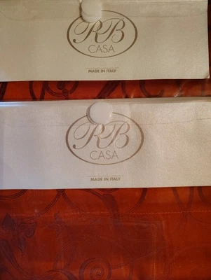 RB Casa Firenze Std Sham Set 100% Cotton Sateen ITALY NIP - Image 1 of 2