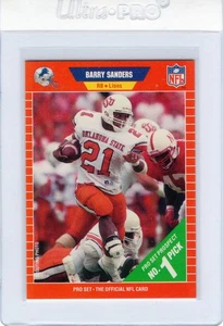 Juego profesional 1989 - Barry Sanders #494 (RC) novato patio - Imagen 1 de 2