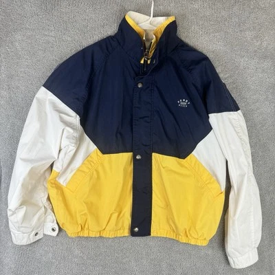 Perry Ellis Jacket Men's Large Windbreaker Classic Button Flag Emblem - Image 1 of 4