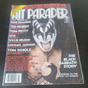 HIT PARADER MAG FEBRUARY 1979 KISS BLACK SABBATH STORY. PETER CRISS CENTERFOLD. - Picture 1 of 10