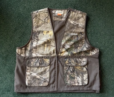 Magellan Outdoors Realtree Camouflage Pattern Zip Up Vest Size 2XL - Image 1 of 4